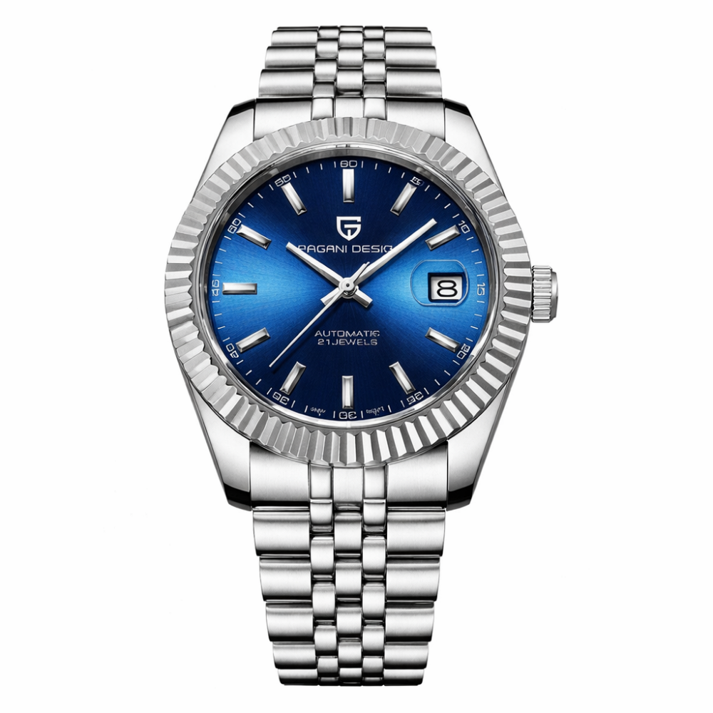 ⌚Купить Мужские часы Pagani Design PD-1645 Silver-Blue за 5 440